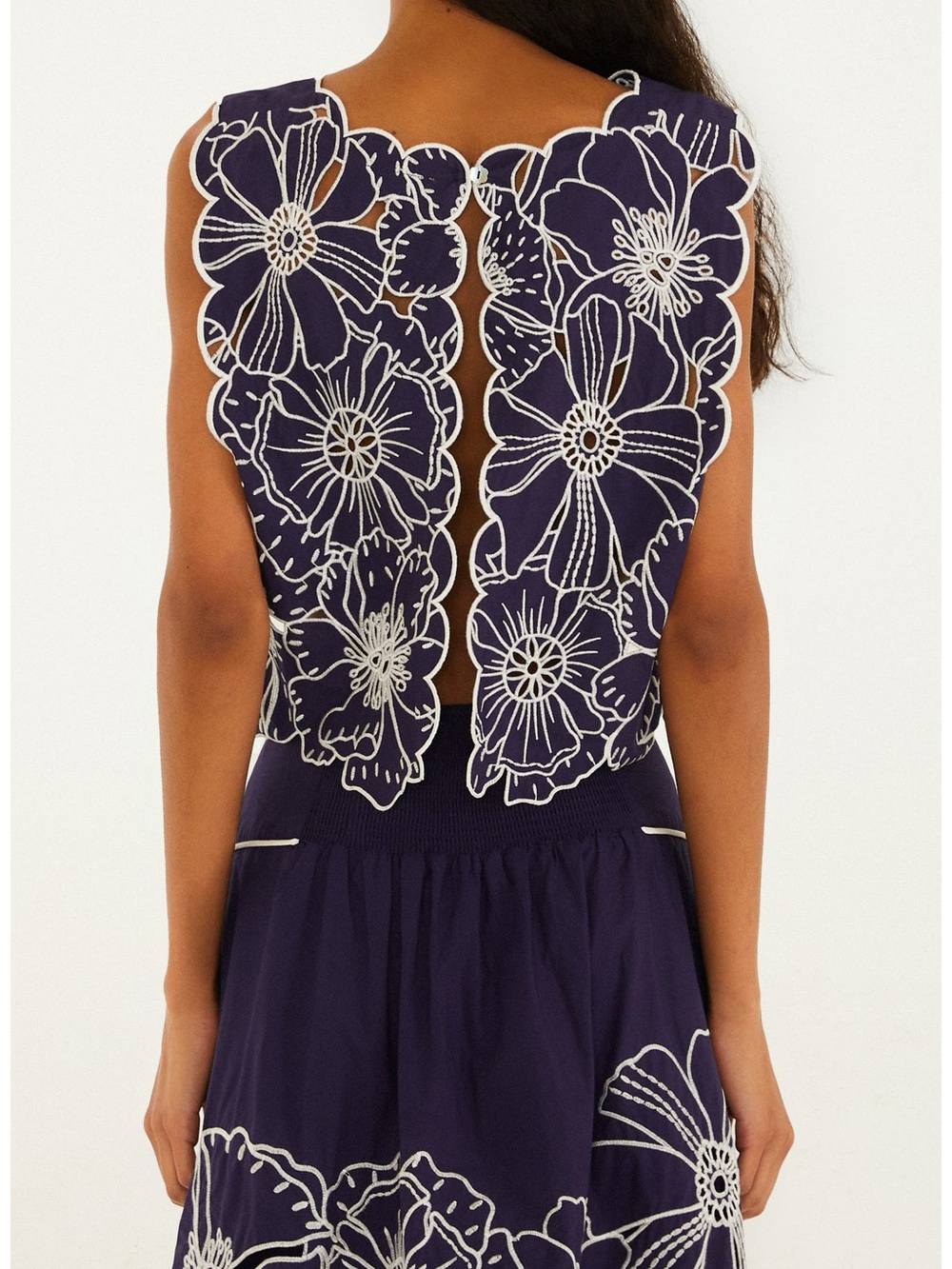 Farm Rio • NWT $198US Blue Richelieu Top - Picture 2 of 10